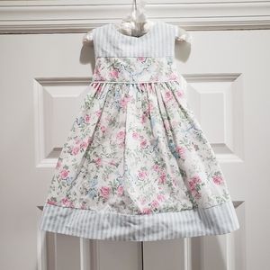 NWT Edgehill Collection Floral/Strip Cotton Dress